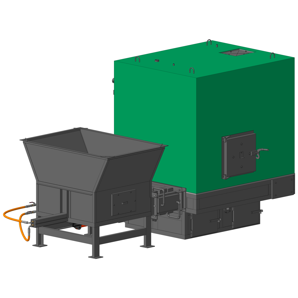 Твердотопливный котел КВТ-250М с механизированной загрузкой топлива (пеллет) (1) Твердотопливный котел КВТ-250М с механизированной загрузкой топлива (пеллет) (1)