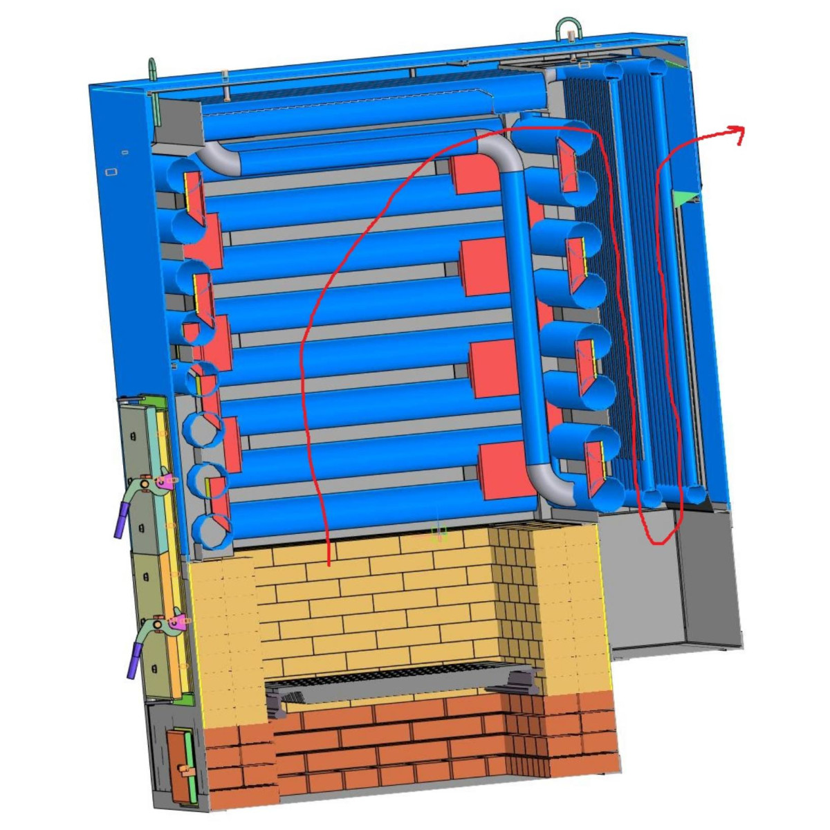 Твердотопливный котел КВТ-250М с механизированной загрузкой топлива (пеллет) (2) Твердотопливный котел КВТ-250М с механизированной загрузкой топлива (пеллет) (3)