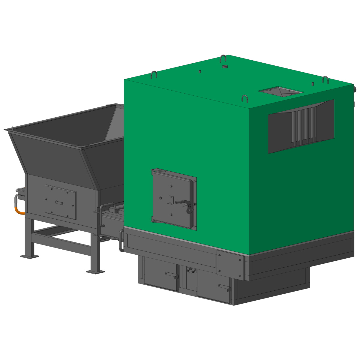 Твердотопливный котел КВТ-250М с механизированной загрузкой топлива (пеллет) (2) Твердотопливный котел КВТ-250М с механизированной загрузкой топлива (пеллет) (2)